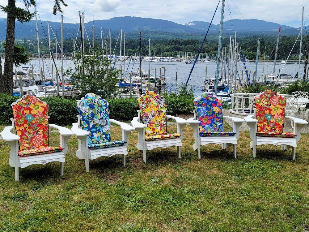 adirondack chairs recovered